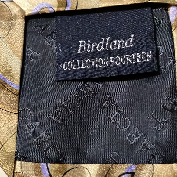 J. Garcia Birdland collection Silk Tie - Picture 5 of 6